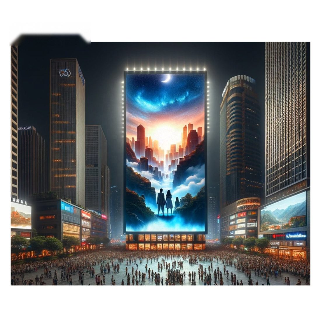 Outdoor advertising billboard